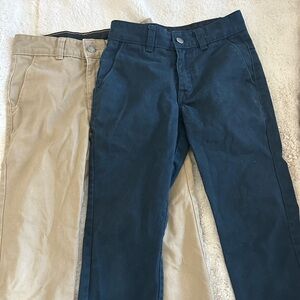 Boys Navy and Tan Volcom Chino pants